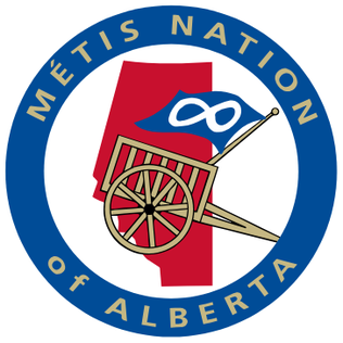 Metis Nation of Alberta logo