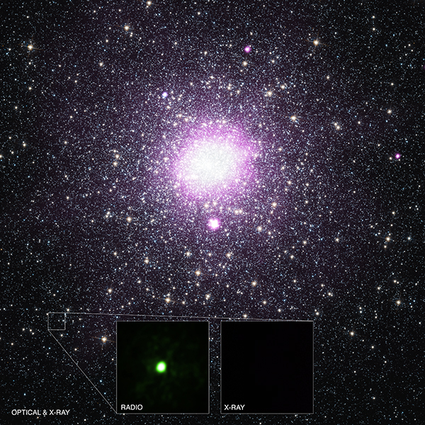 m15 stealth black hole