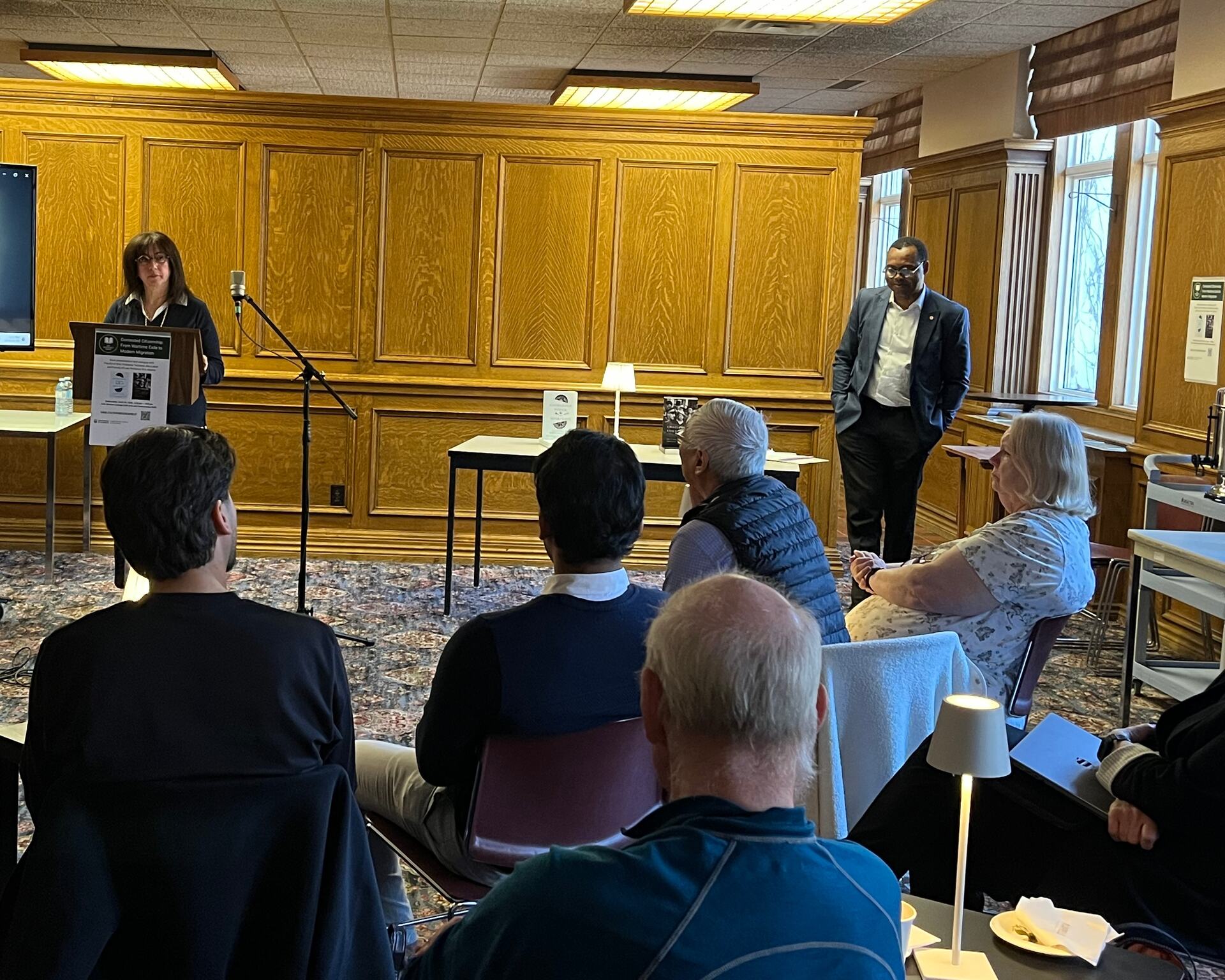 The event was attended by members from both the university and public communities