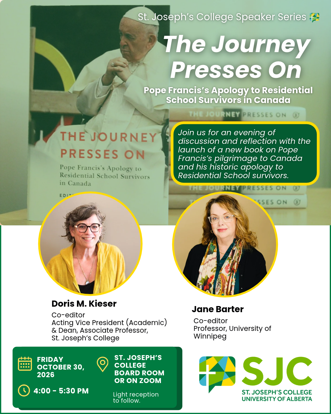 Book Launch Oct 30