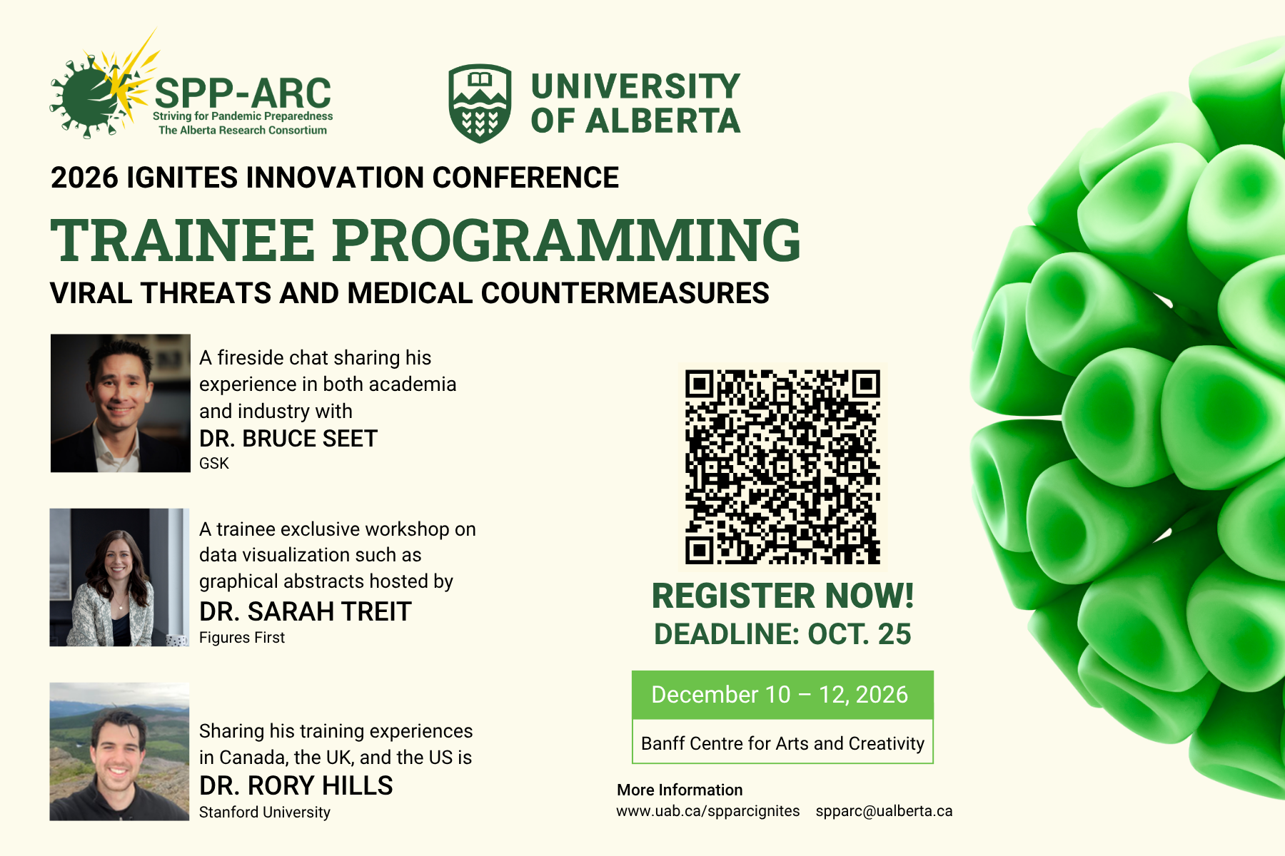 Trainee programming flyer for the 2026 Ignites Innovation Conference