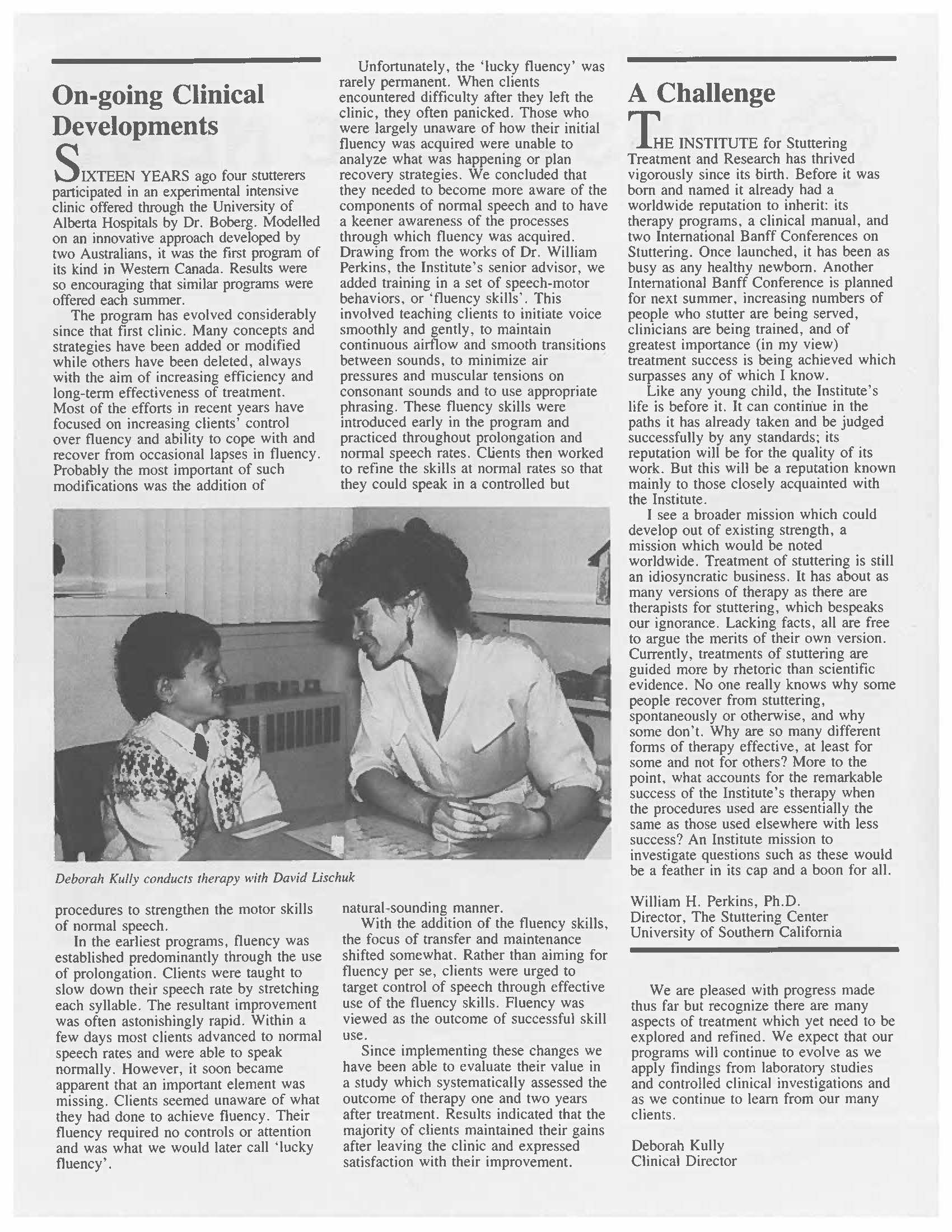 ISTAR newsletter 1988 p2