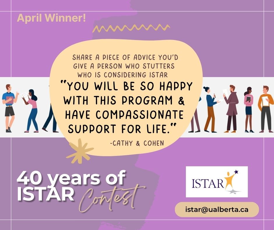 ISTAR April winner