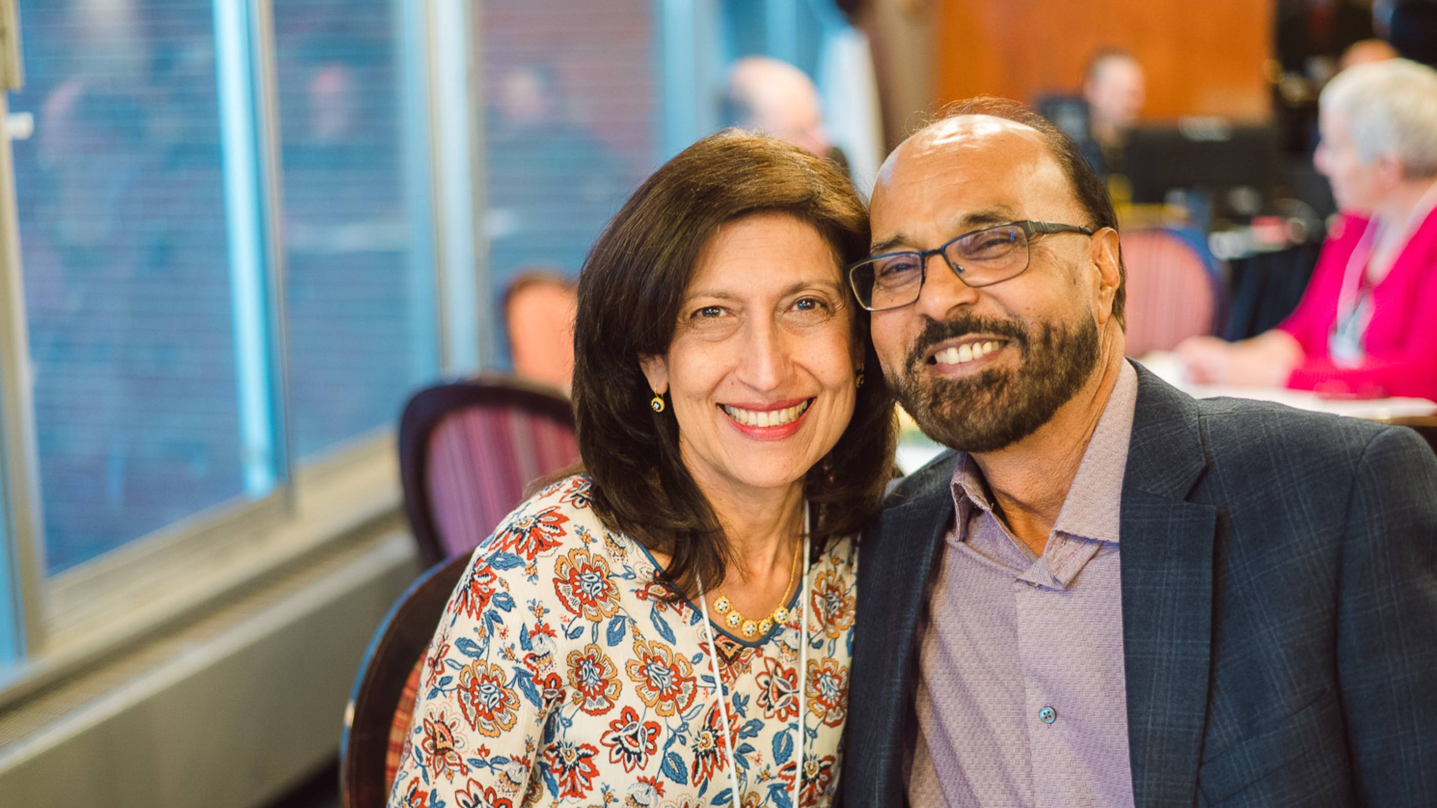 Jasneet Parmar (left), recipient of Peter McCracken Physician Innovator in Education Award
