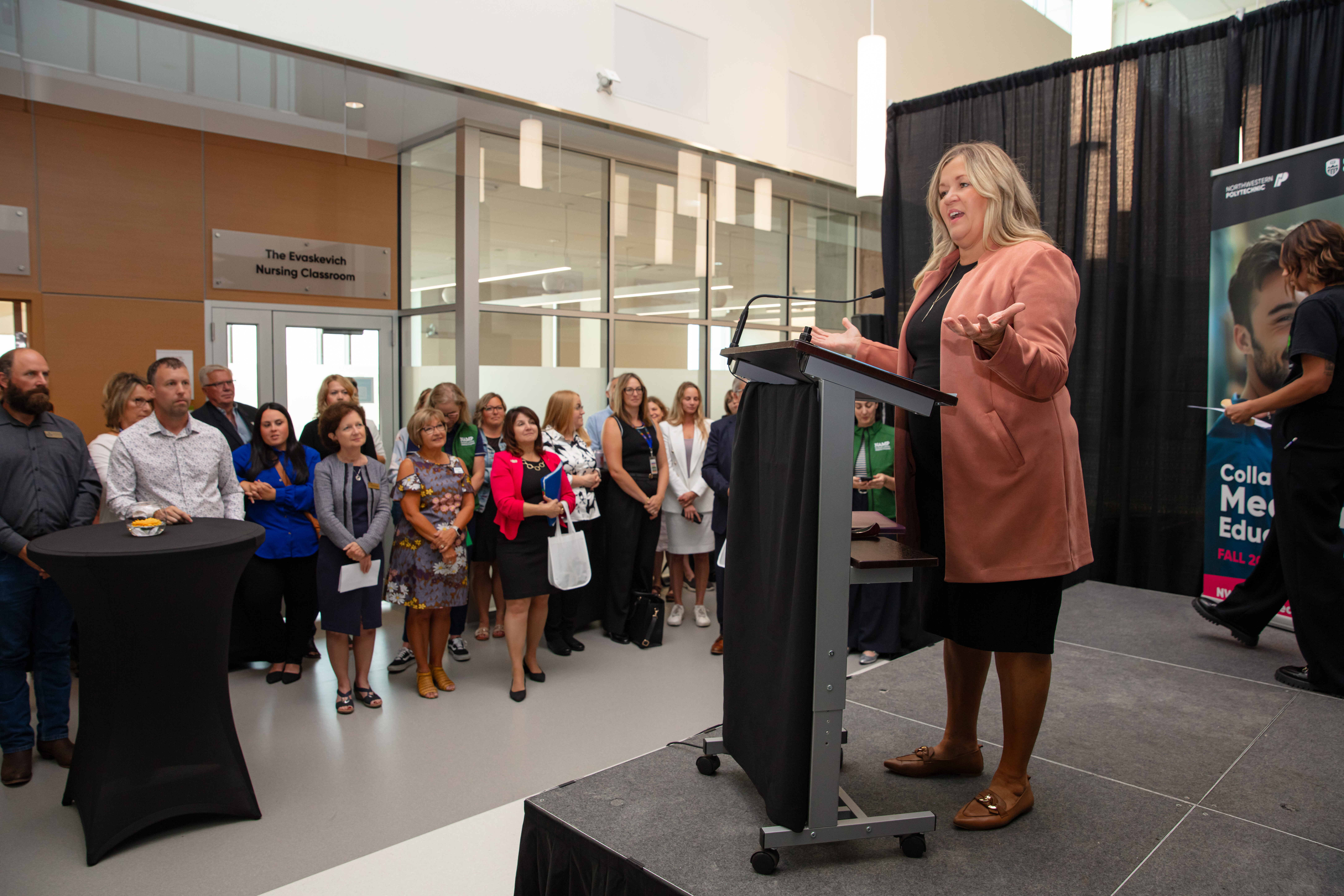 Mayor of the City of Grande Prairie, Jackie Clayton. 