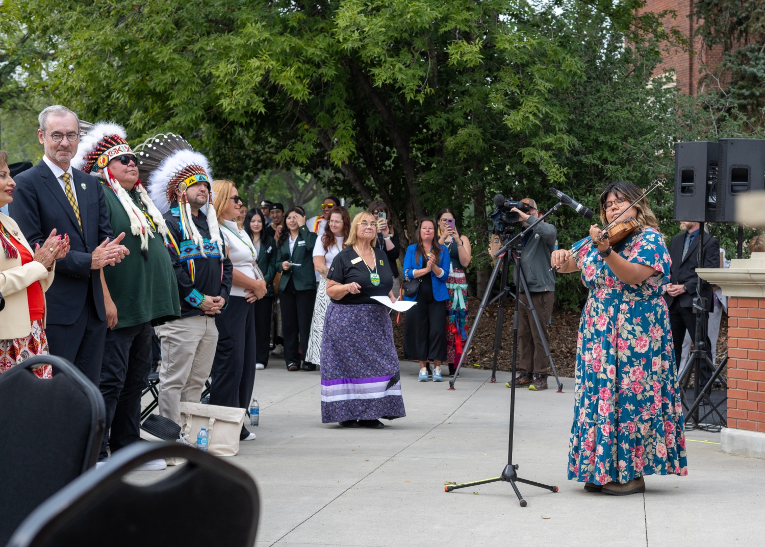 U of A Flag Raising 