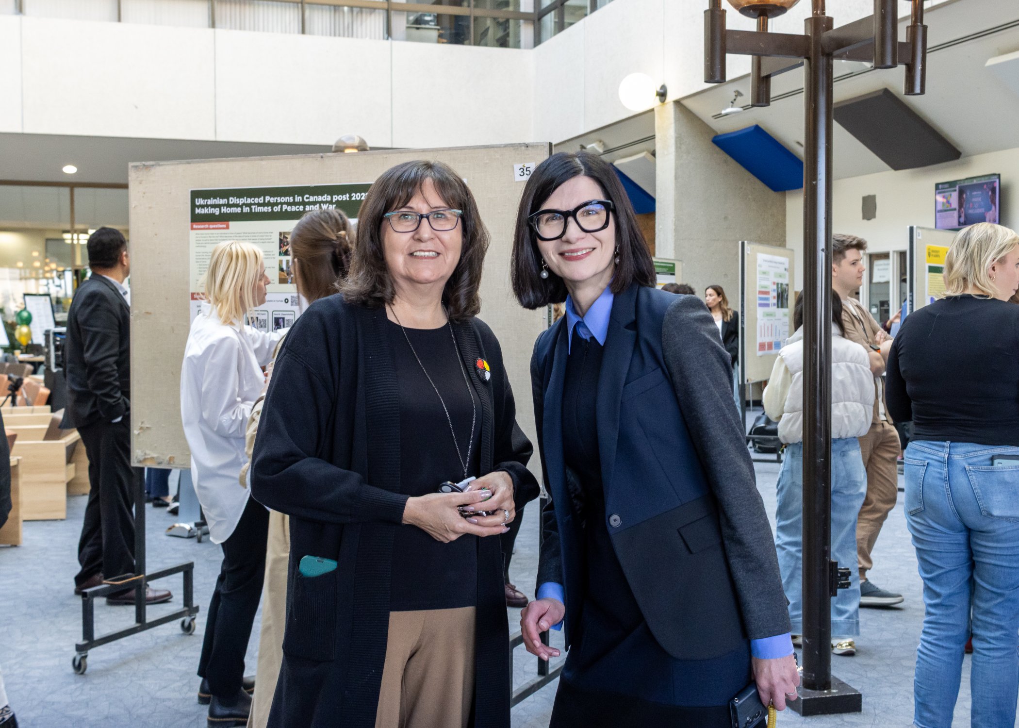 Evelyn Steinhauer and Jackie Leighton (both Faculty of Education).