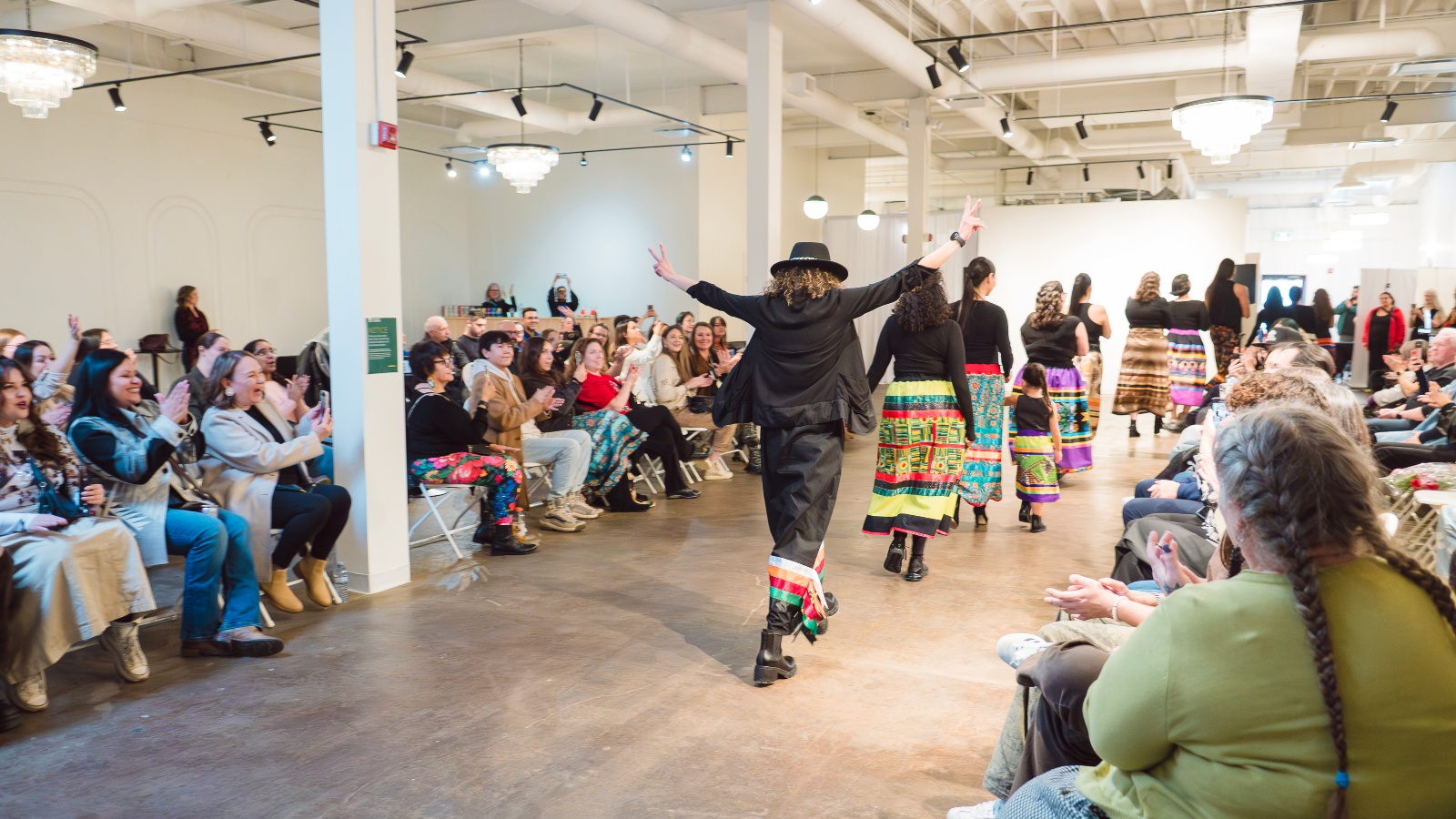 Threads of Resurgence fashion show at the University of Alberta
