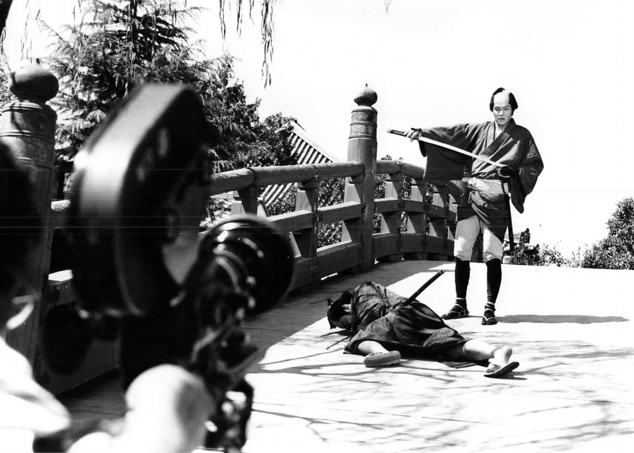 Filming scene for TV at Nihonbashi Bridge Set.