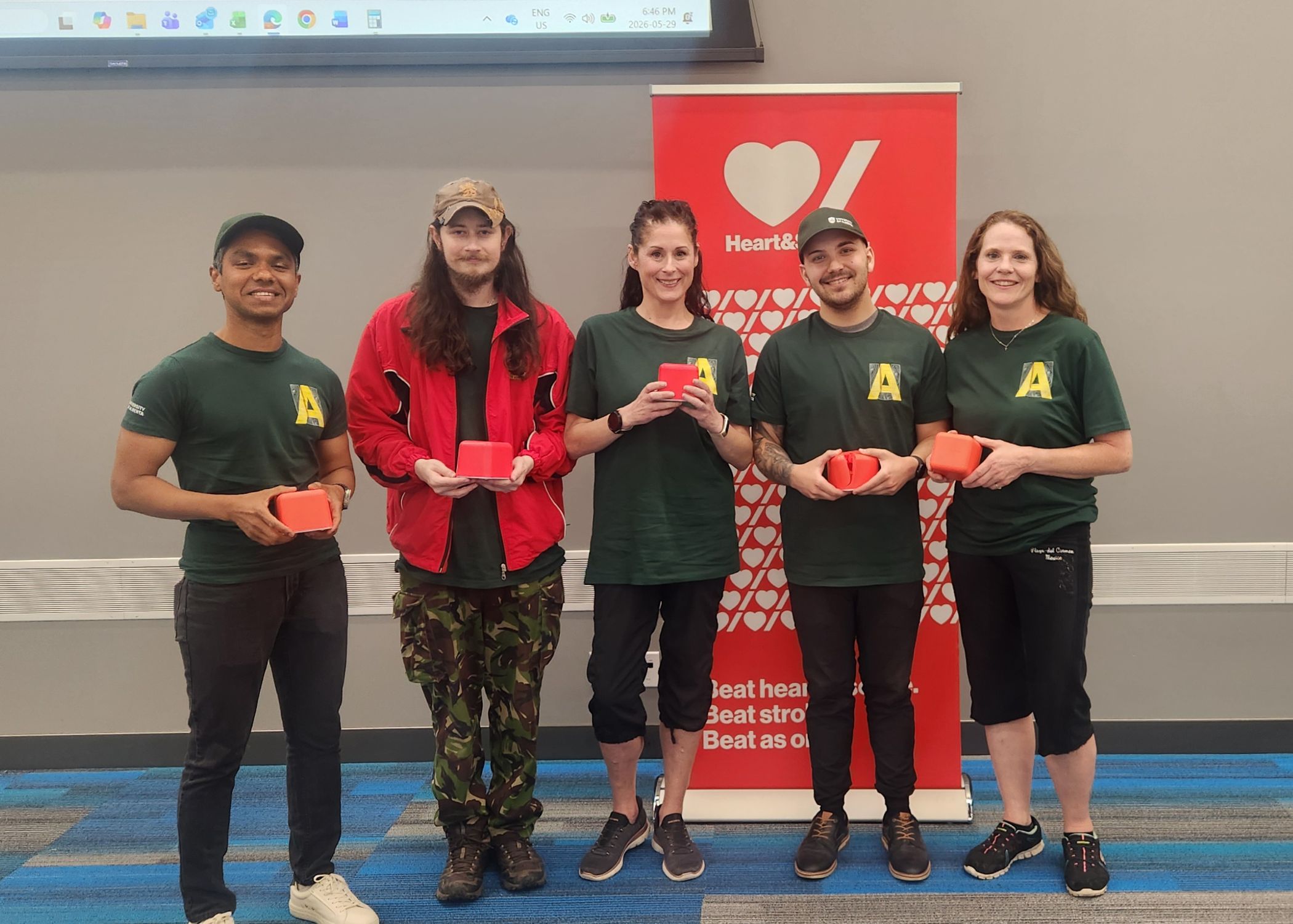 Edmonton Corporate Challenge Cardiac Crash team