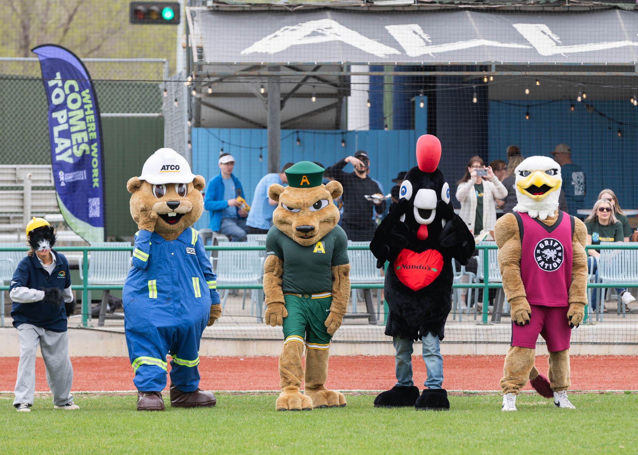 Mascot race; photo credit: Curtis Comeau