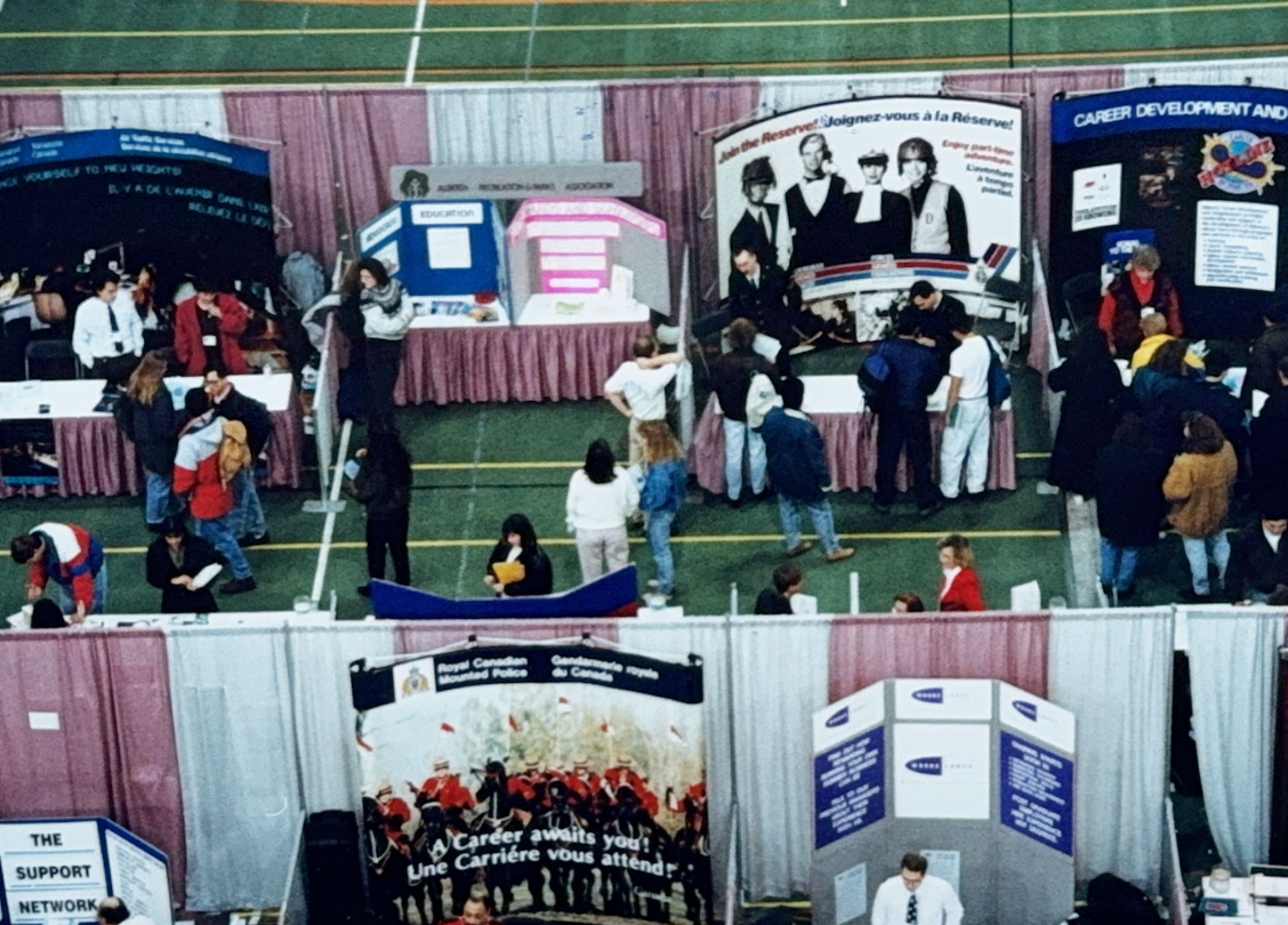 The career fair in the '80s.
