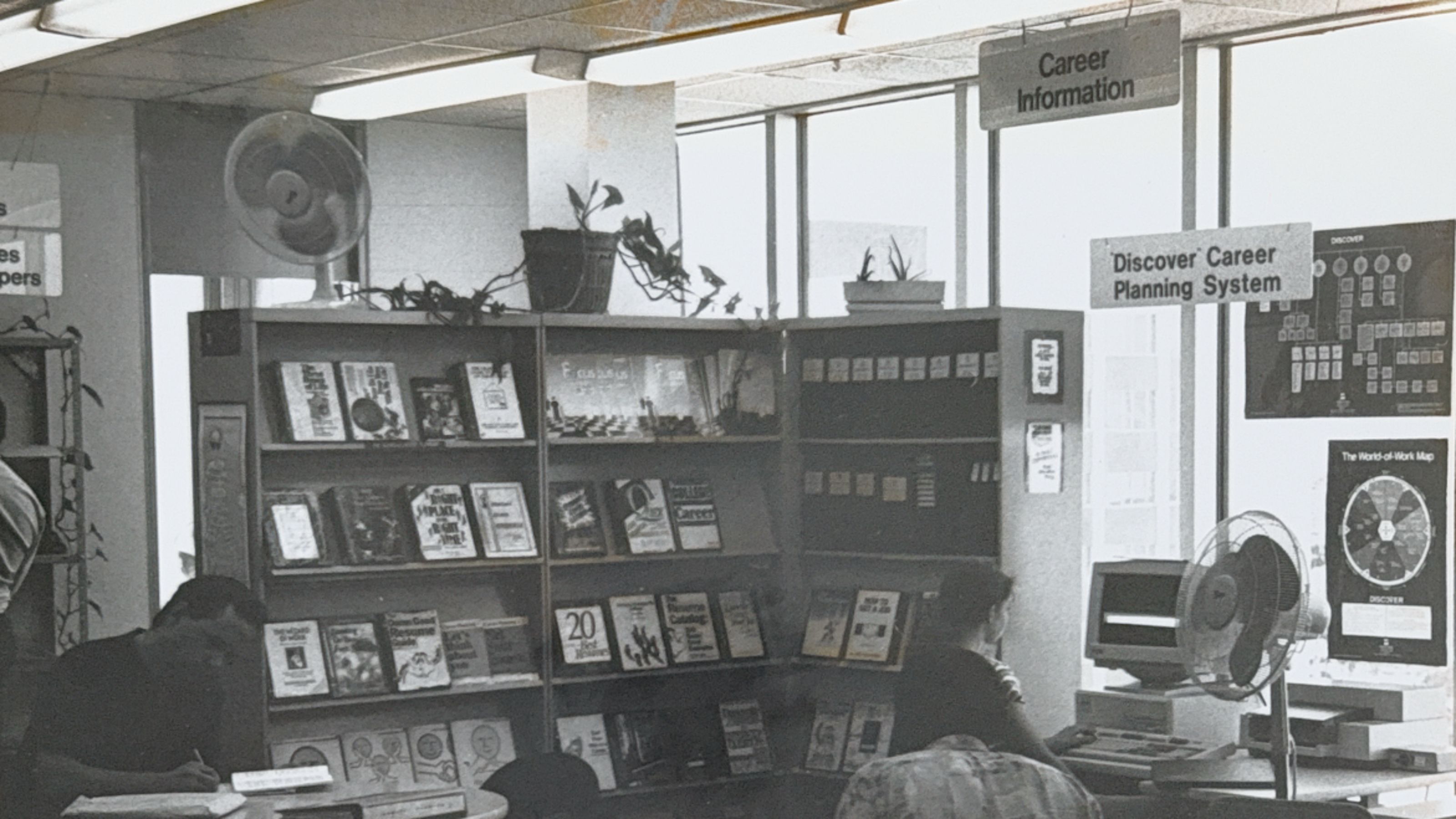 The U of A Career Centre in the ‘80s.