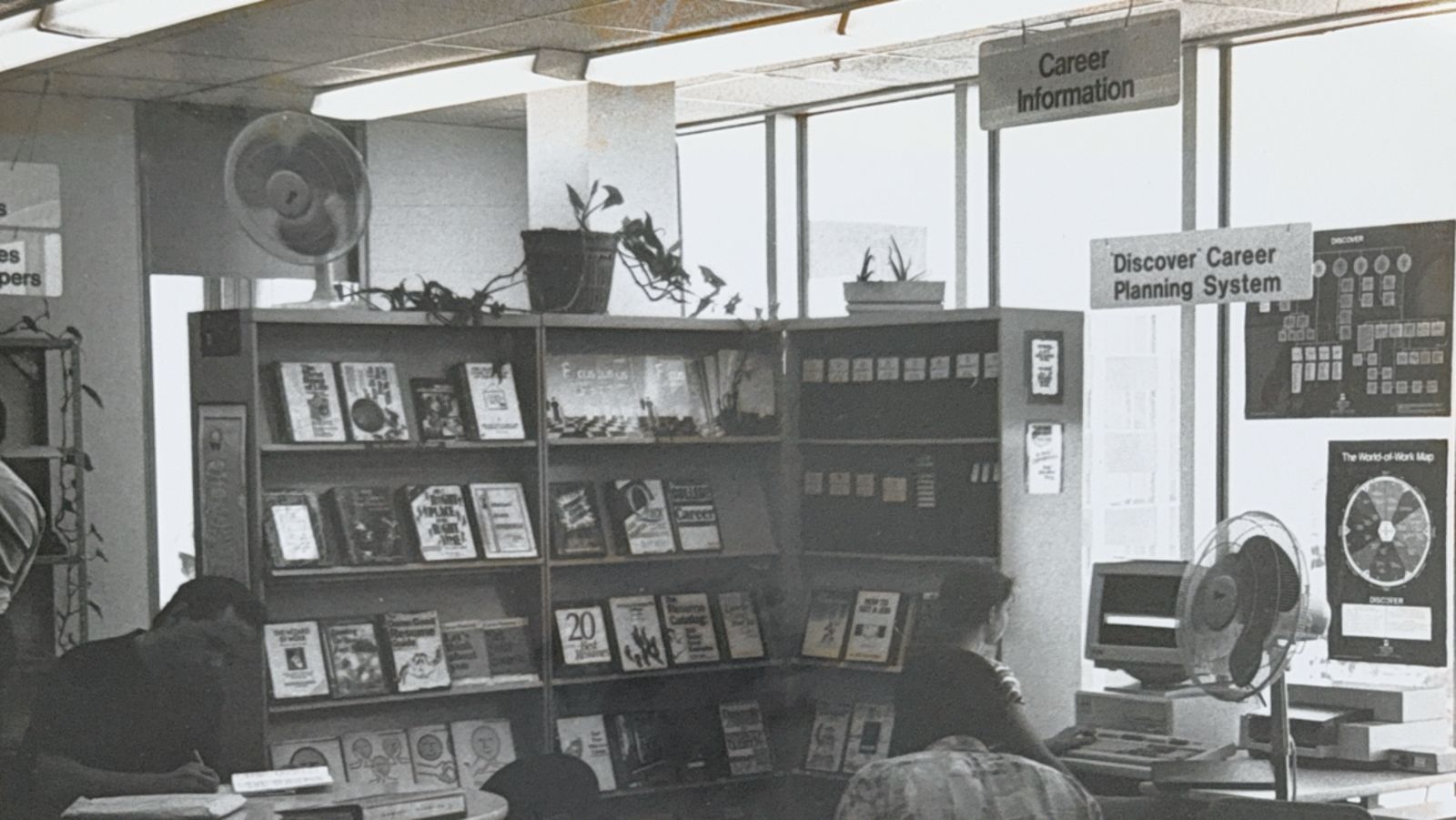 The U of A Career Centre in the ‘80s.