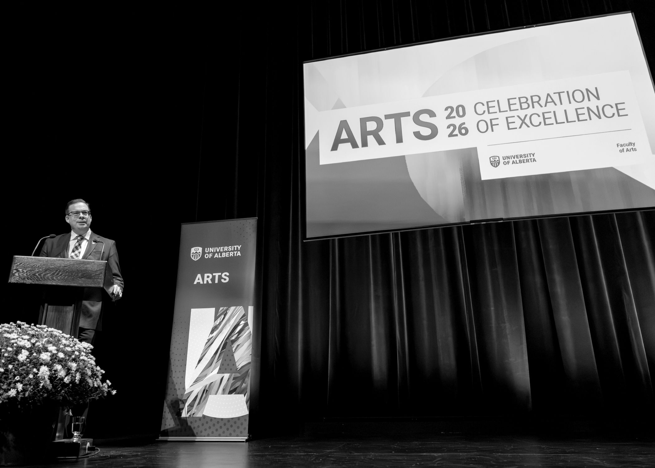 Dean of the Faculty of Arts, Dr. Robert Wood.