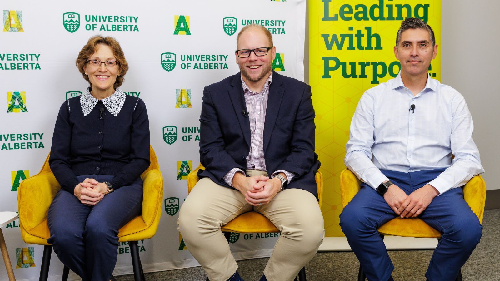 Jacqueline MacKay, Chris Brunelle and Dr. Vicente Gonzalez-Moret.