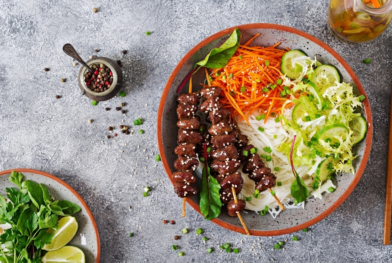 vietnamese bowl of food