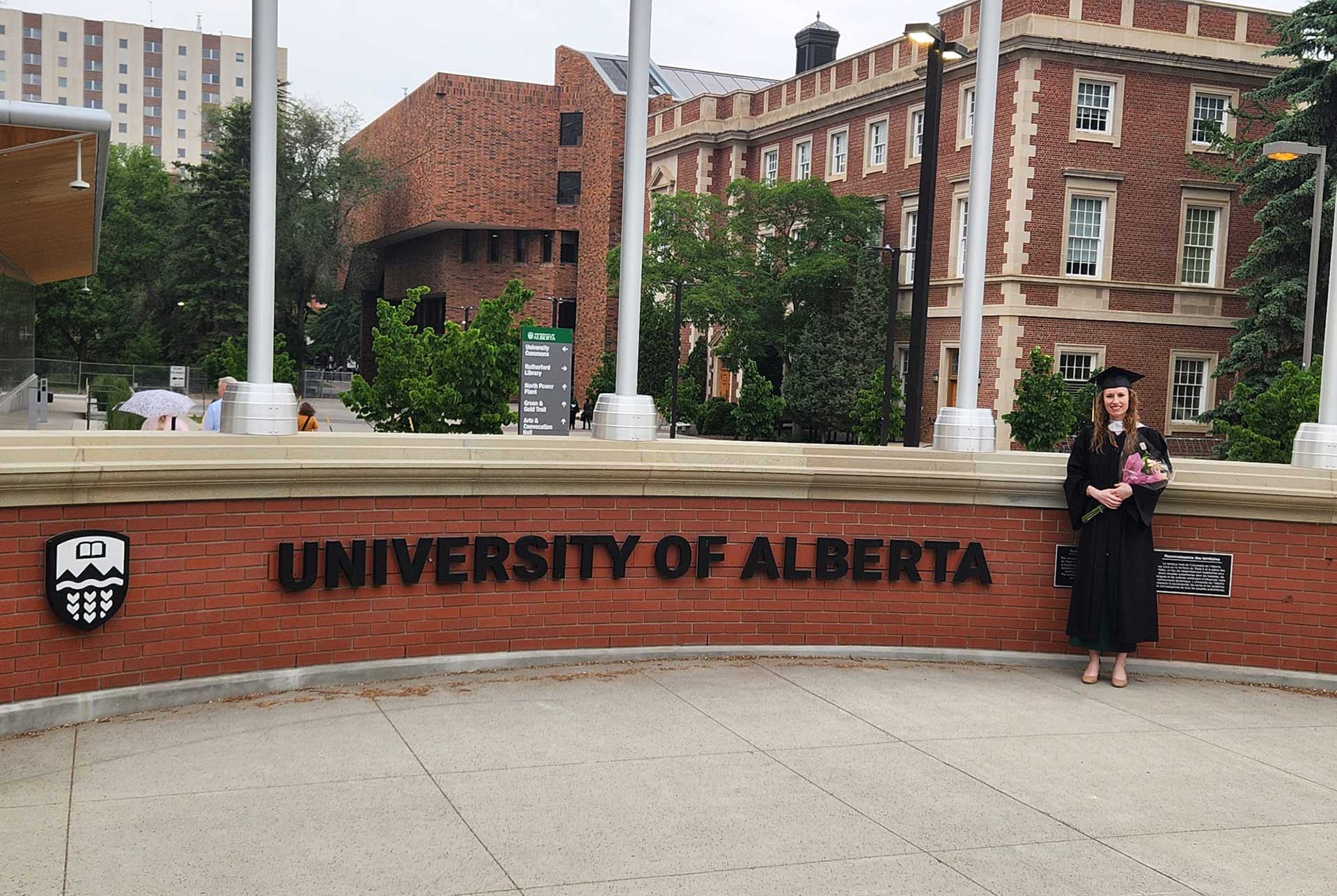 U of A sign