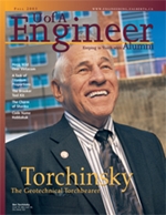 Cover of the Engineer Alumni Magazine - Fall 2003