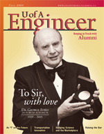 Cover of the Engineer Alumni Magazine - Fall 2005