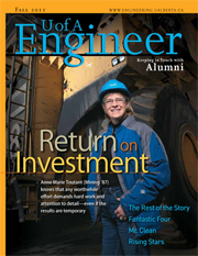Cover of the Engineer Alumni Magazine - Fall 2011