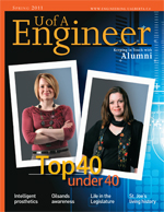 Cover of the Engineer Alumni Magazine - Spring 2011