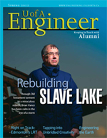 Cover of the Engineer Alumni Magazine - Spring 2012