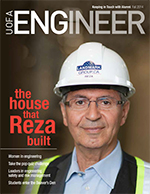 Cover of the Engineer Alumni Magazine - Fall 2014