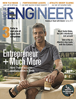 Cover of the Engineer Alumni Magazine - Spring 2017