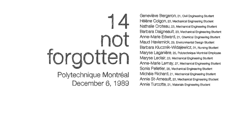14 Not Forgotten
