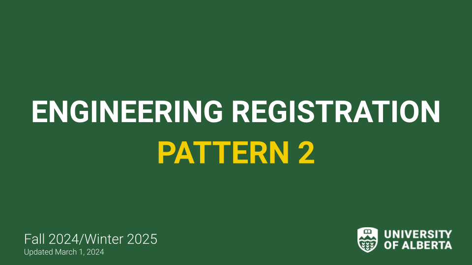 Engineering Registration Pattern 2