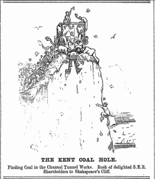 The Kent Coal Hole, as illustrated in "Punch", 1890
