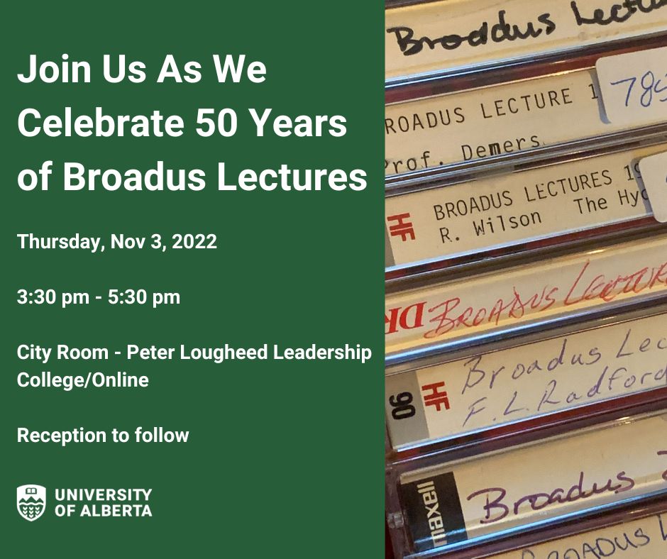 Broadus Lecture event information 