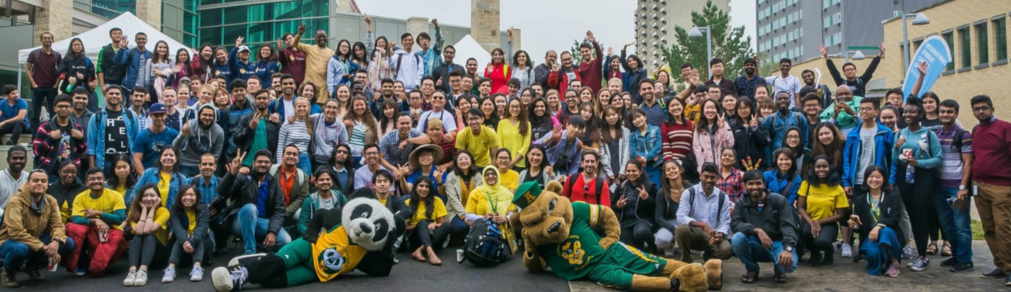 Transitions Orientation welcomes international students to the University of Alberta.