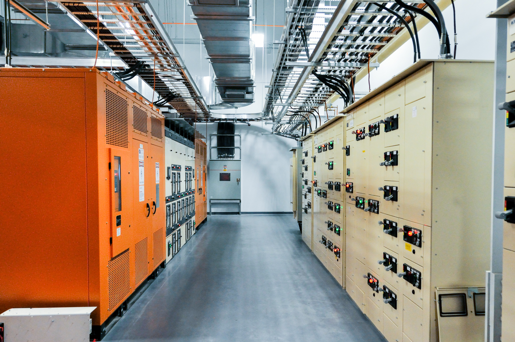 Interior shot of the Utilities electrical systems