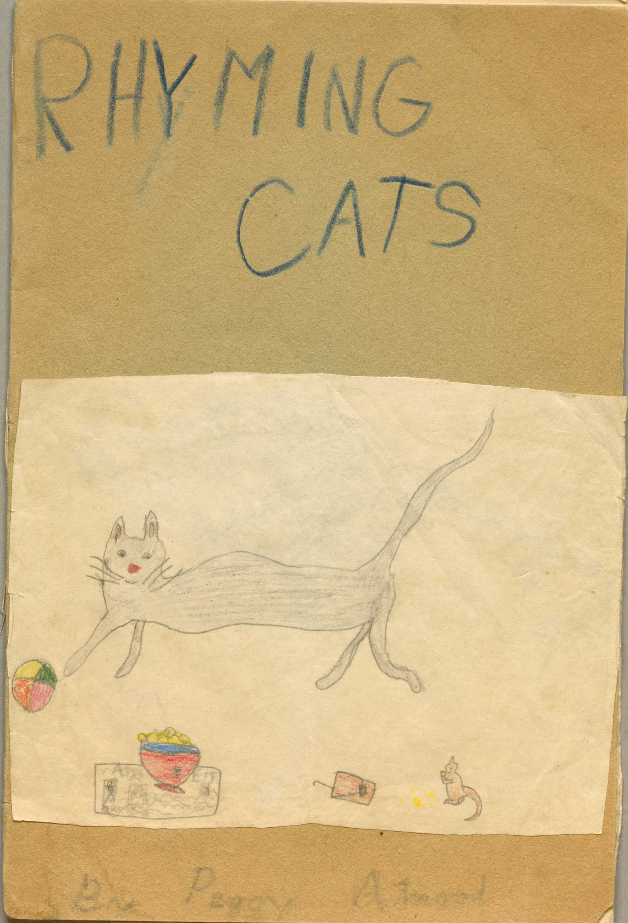 Front Cover of Atwood Juvenilia "Rhyming Cats"