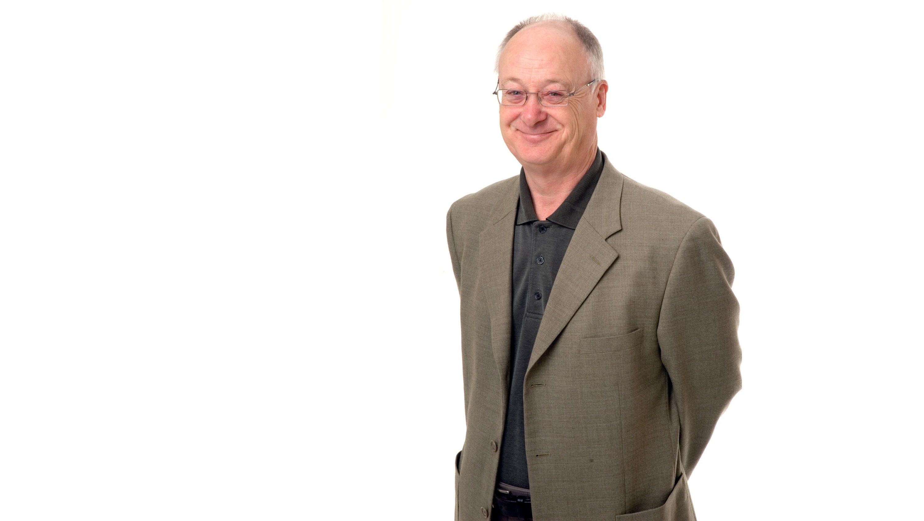 Business researcher Royston Greenwood against a white background. (Photo: Alberta School of Business) 