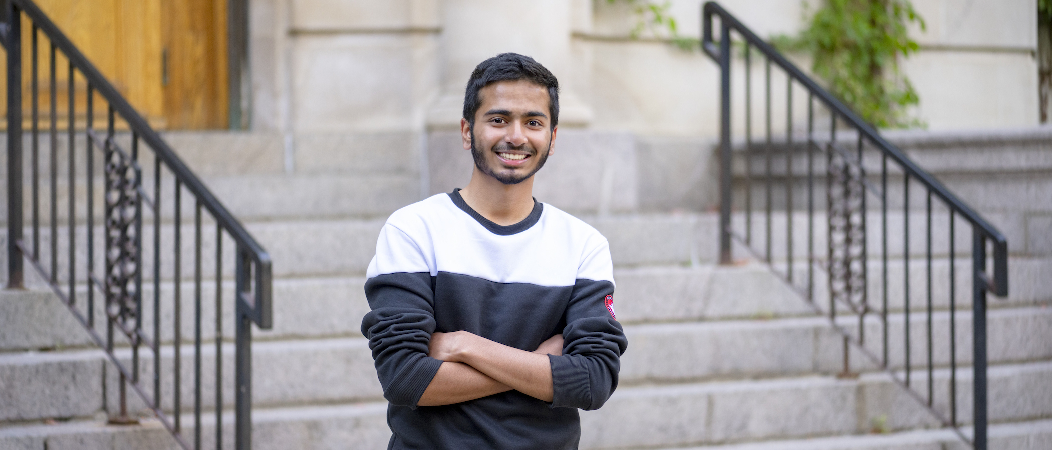 First-year engineering student and Schulich Leader Muhammed S.