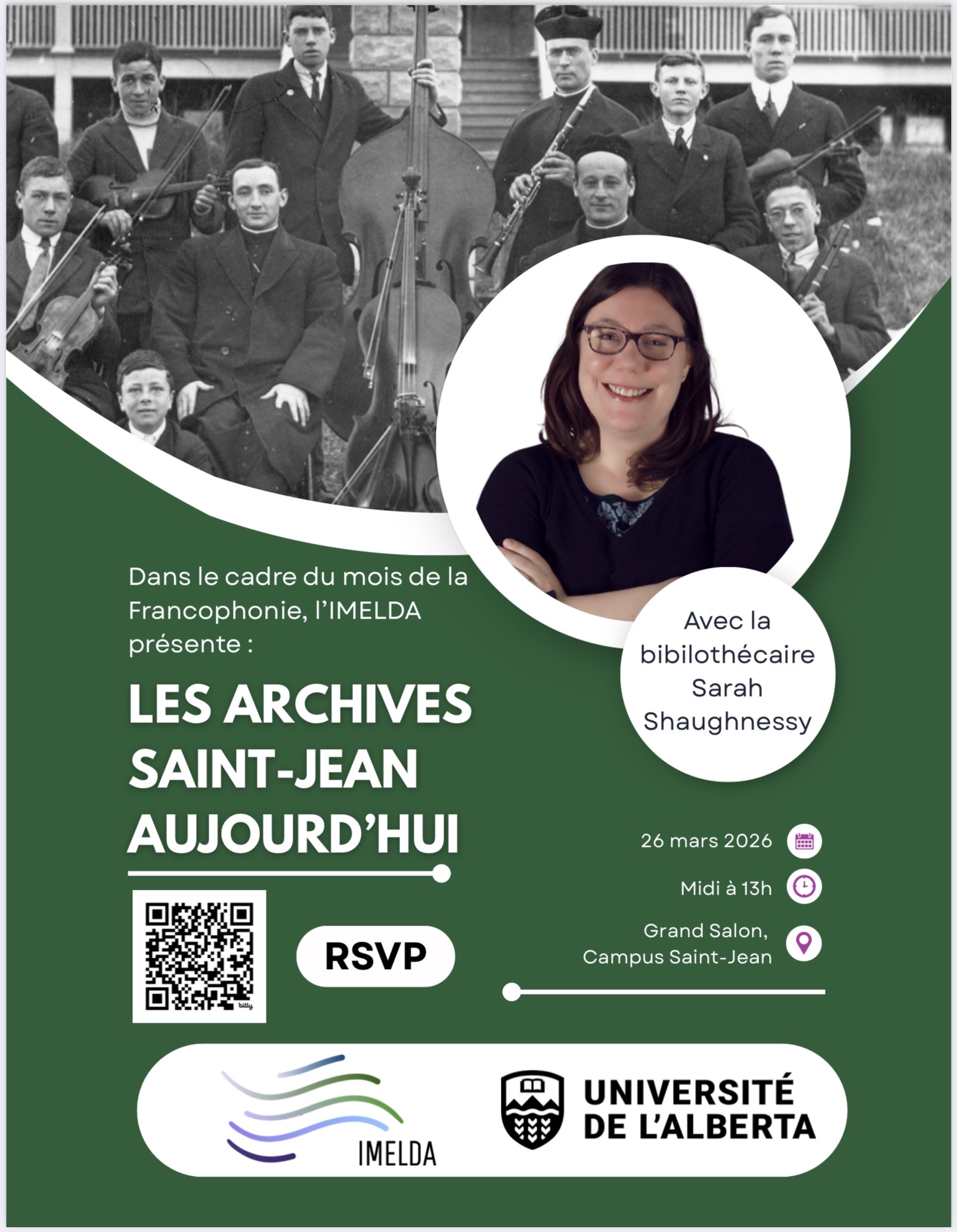LES ARCHIVES SAINT-JEAN AUJOURD’HUI avec la bibilothécaire Sarah Shaughnessy