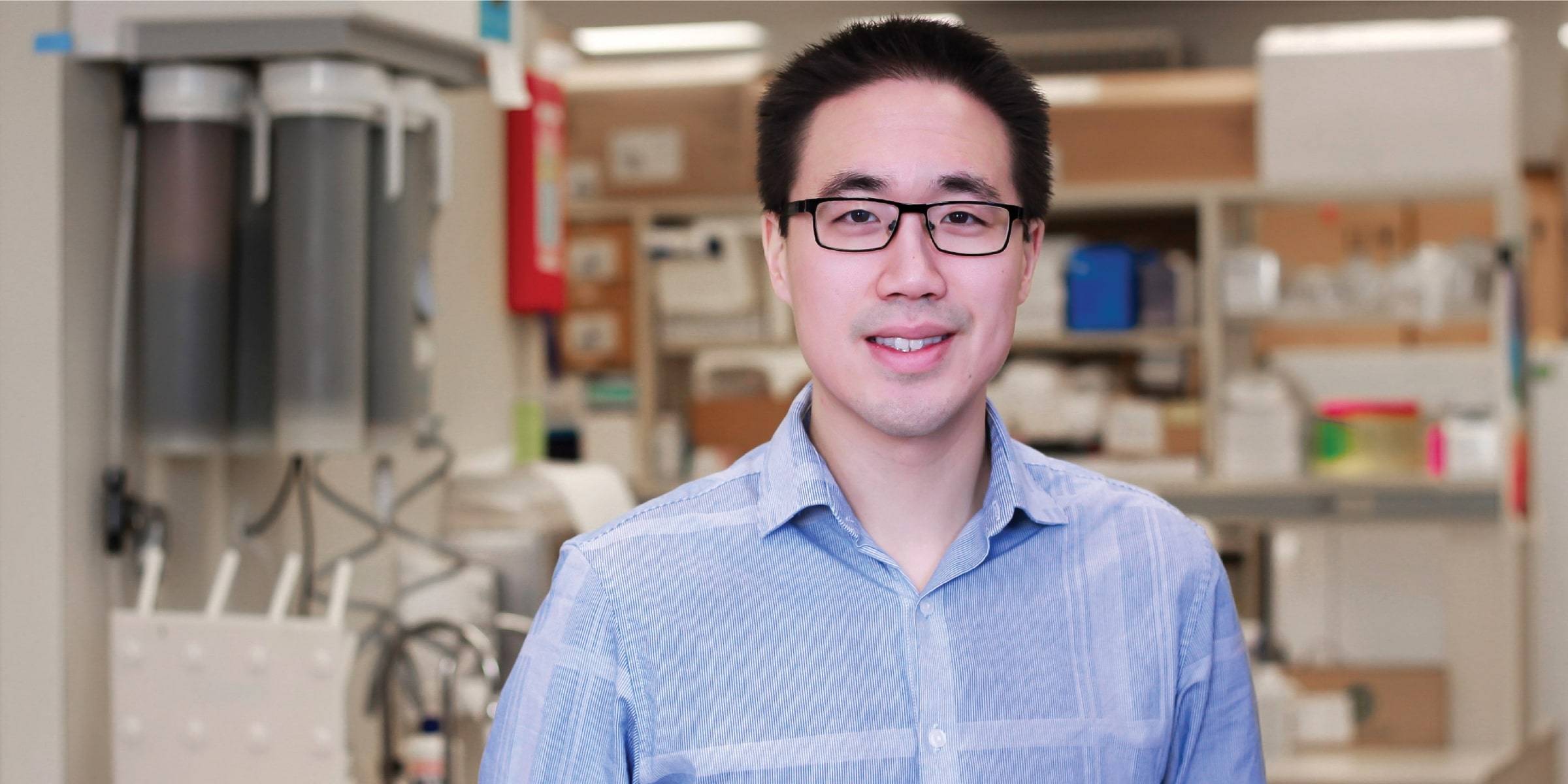 Oncology researcher Michael Chu