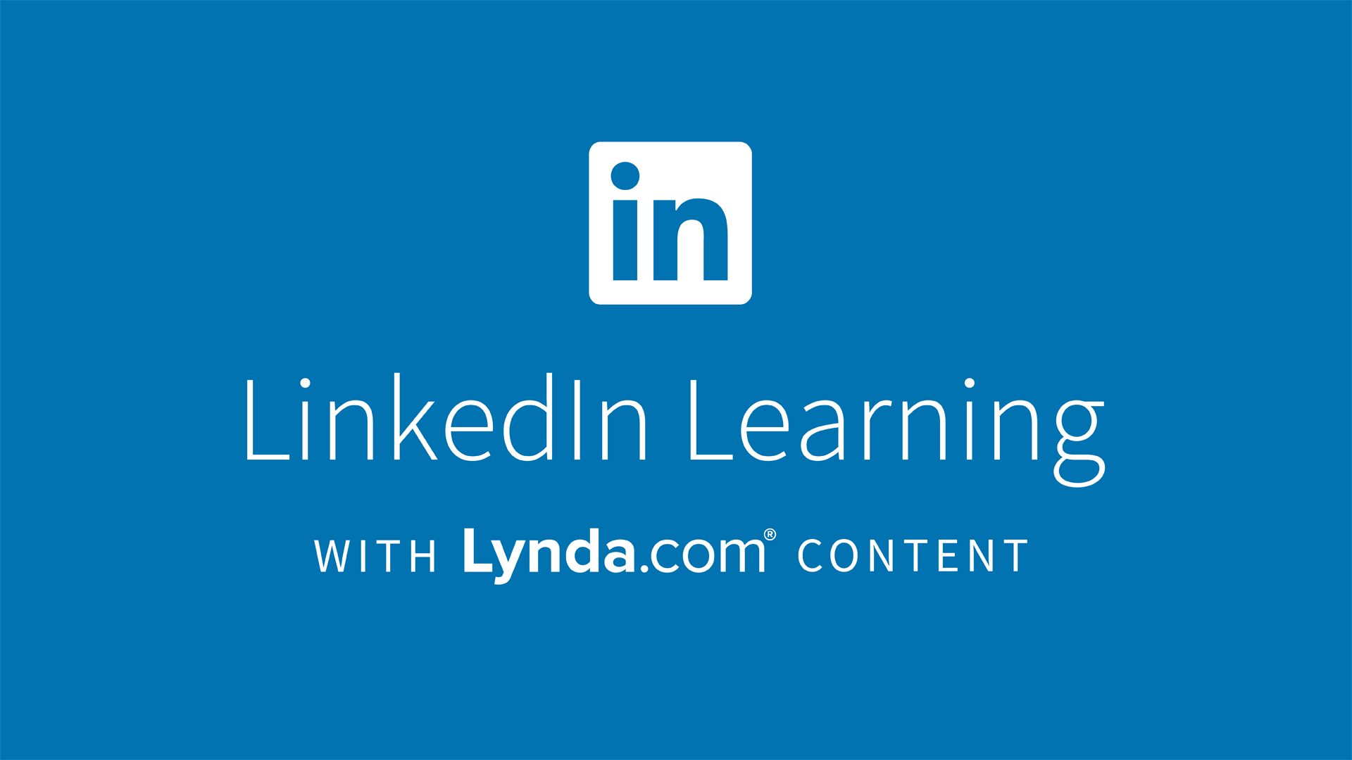 Image with text, LinkedIn Learning with Lynda.ca content