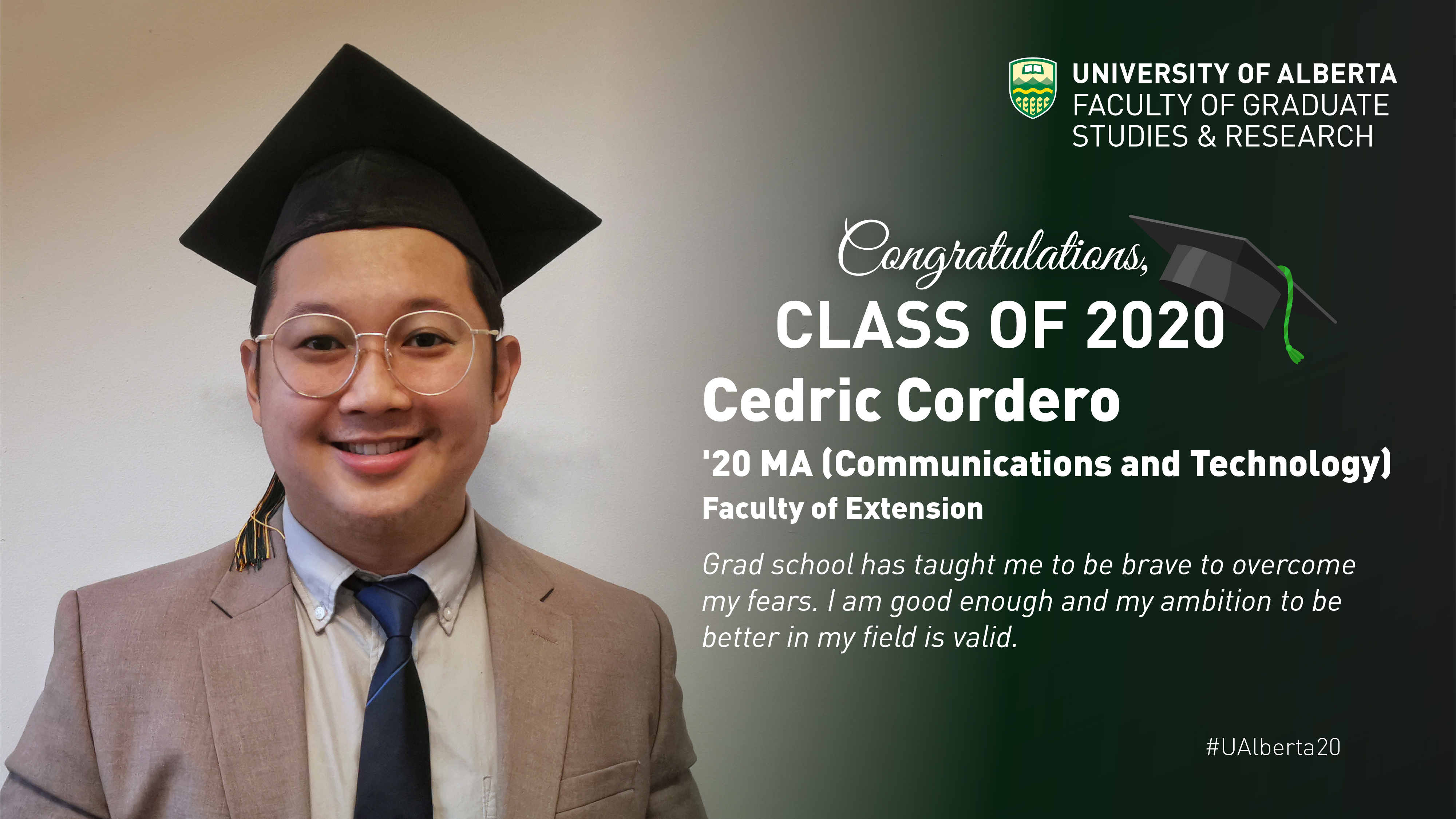 Insight from our Graduates | Cedric Cordero
