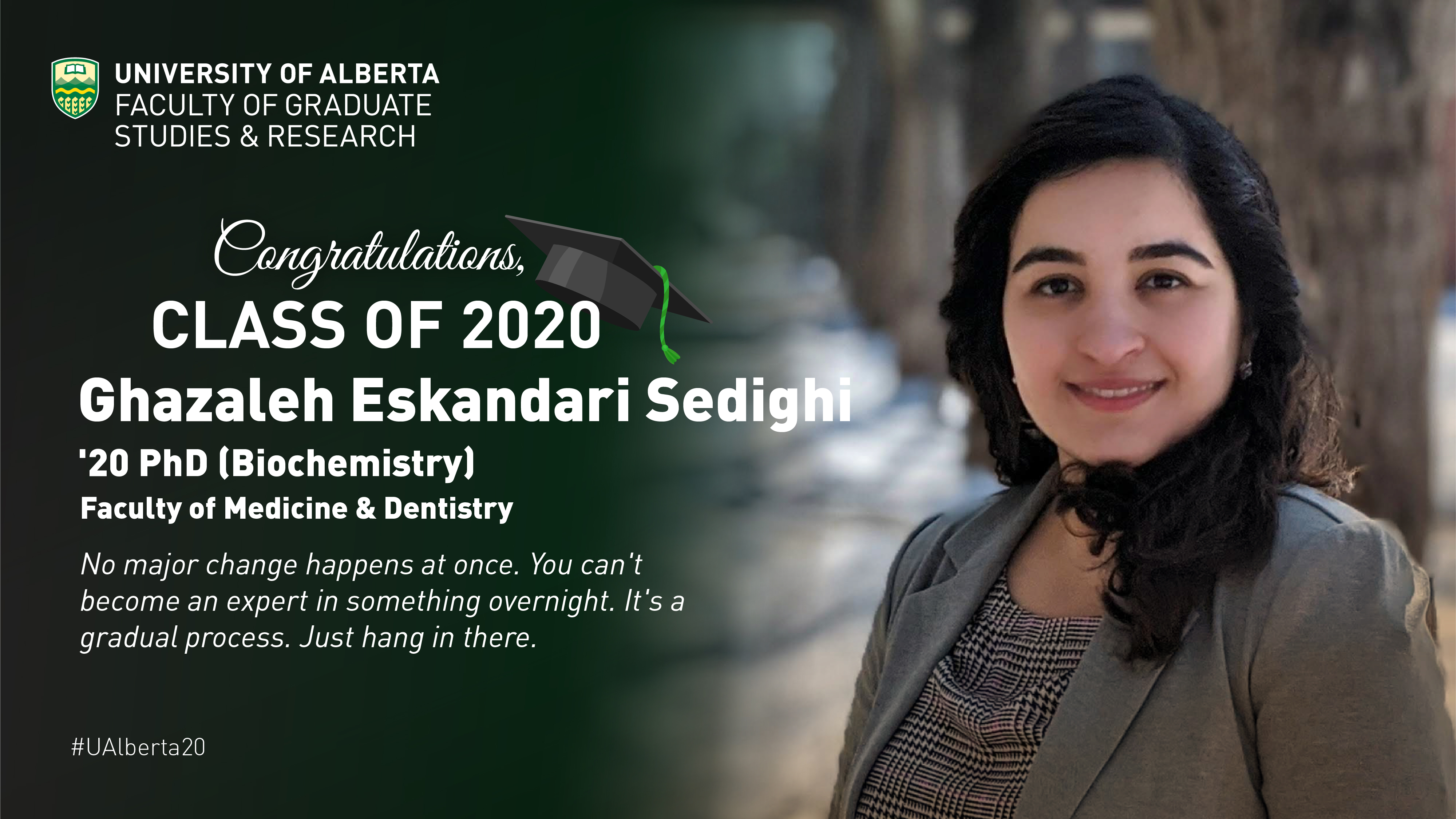 Insight from our Graduates | Ghazaleh Eskandari Sedighi