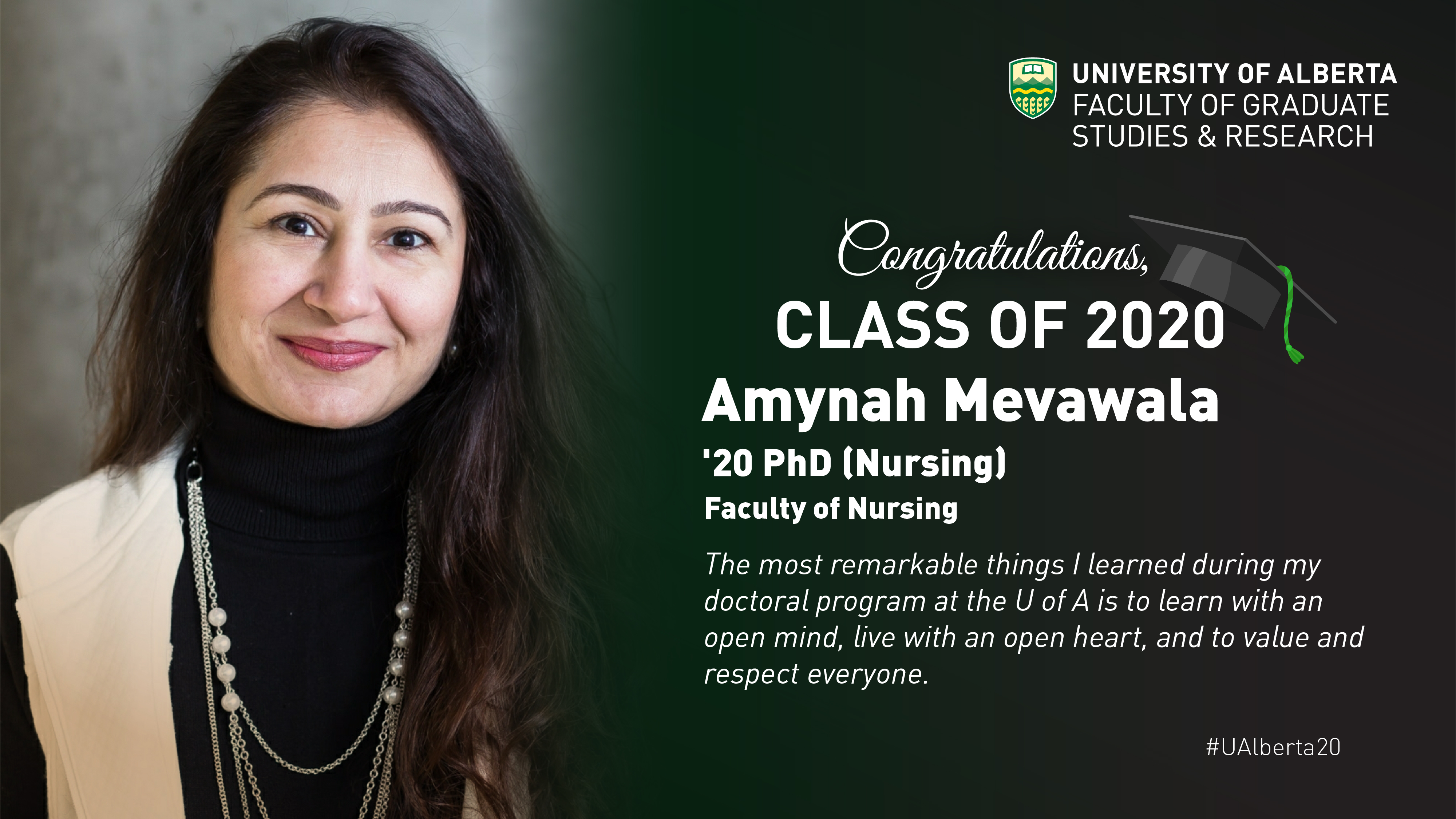 Insight from our Graduates | Amynah Mevawala