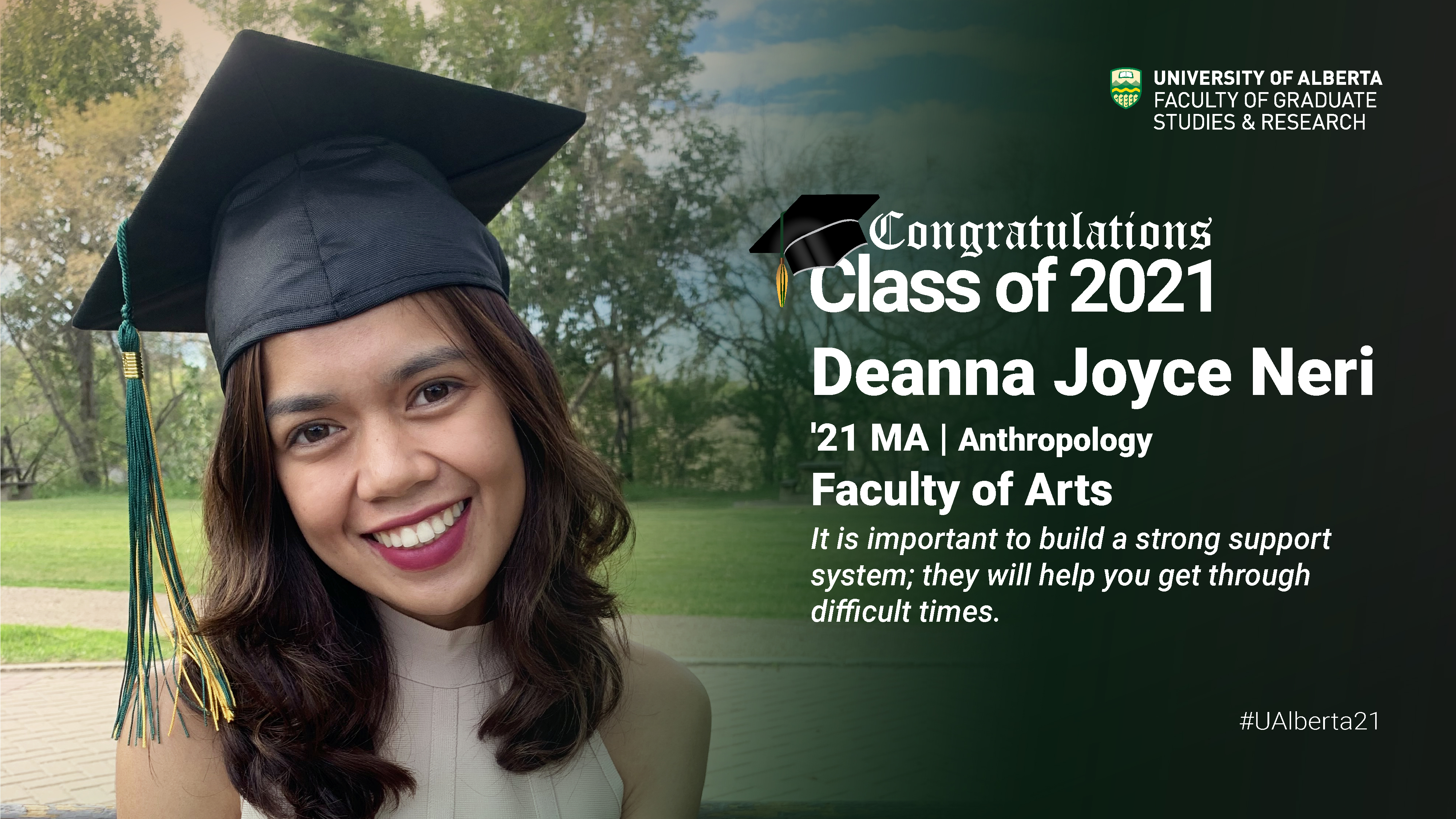 Insight from our Graduates | Deanna Joyce Neri