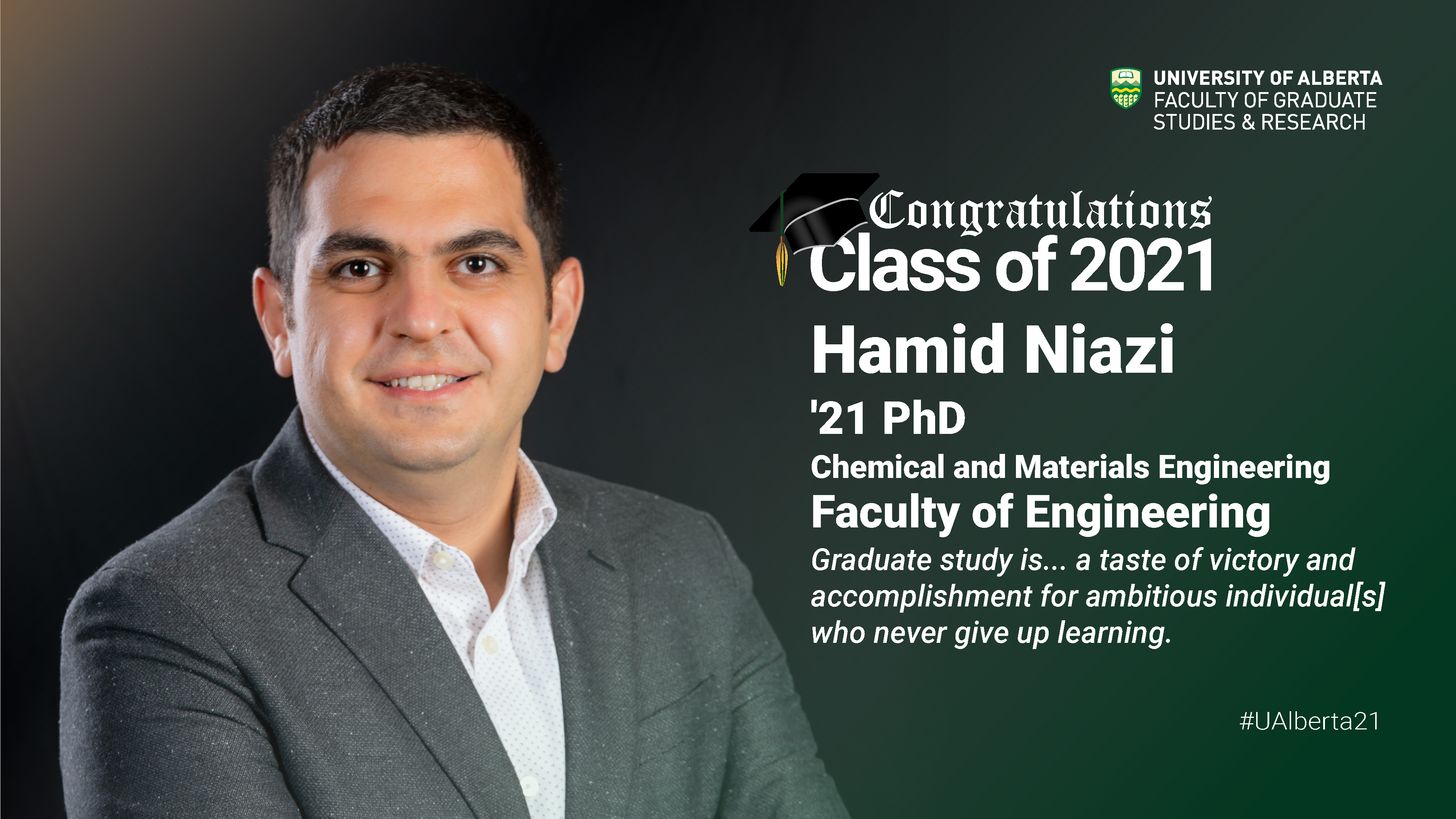 Insight from our Graduates | Hamid Niazi