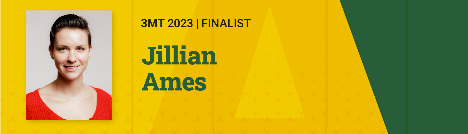 3MT 2023 Finalist  Jillian Ames 