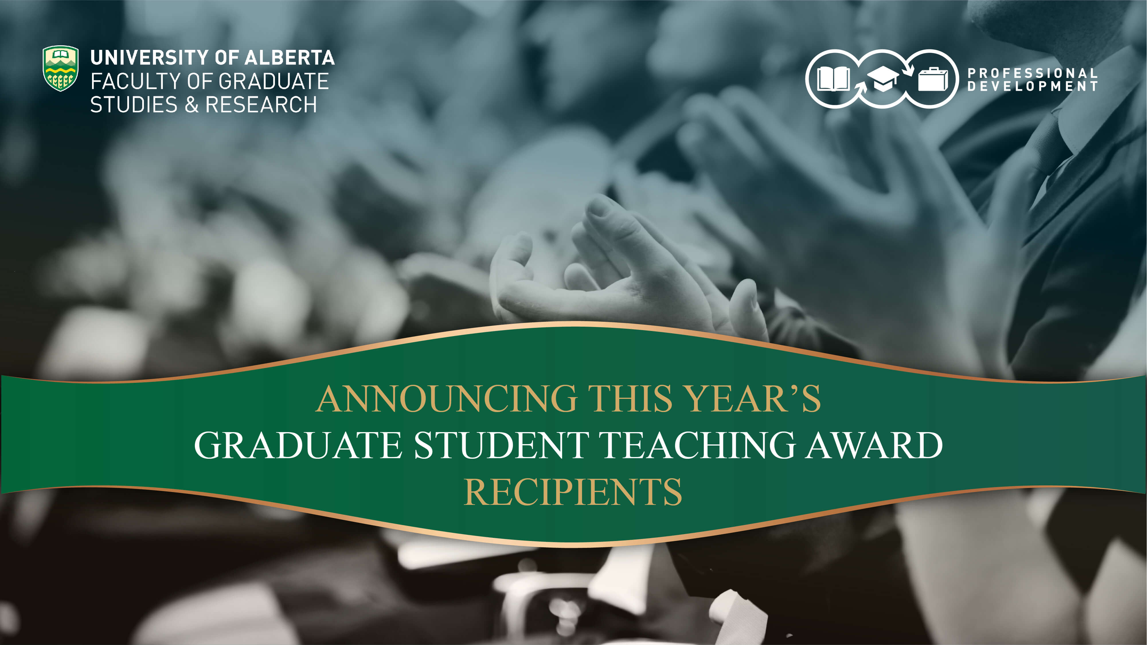 Announcing this Year's Graduate Student Teaching Award Recipients