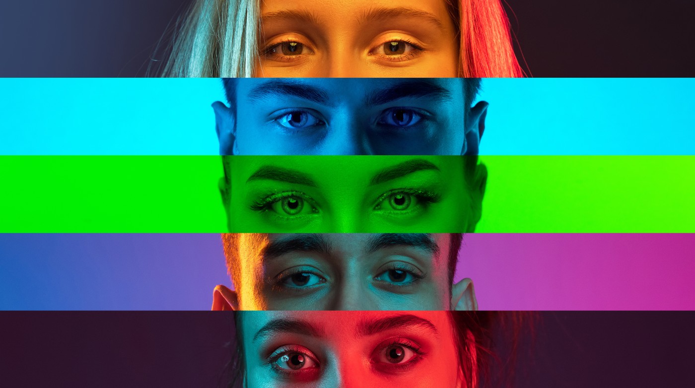 Different peoples eyes