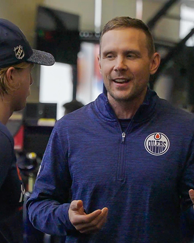 joel jacksonn strength and conditioning coach for the edmonton oilers